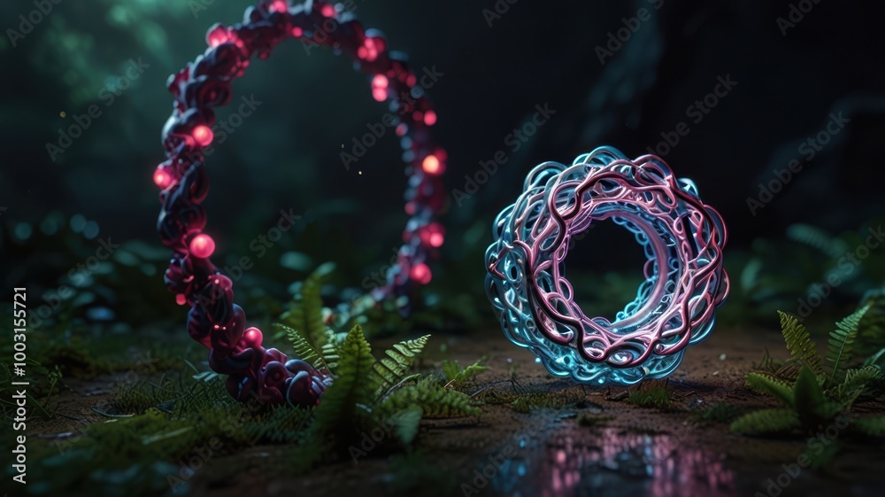 Poster Exploring Quantum Entanglement Through Illuminated Rings in a Dark Forest Environment