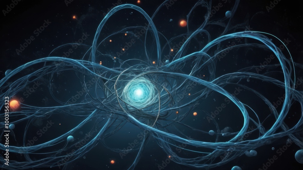 Poster Visualizing Quantum Entanglement: Dynamic Shifts of Interconnected Particles