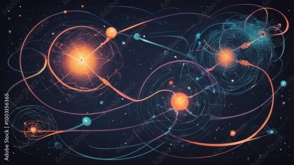 Poster understanding quantum entanglement and its implications in modern science