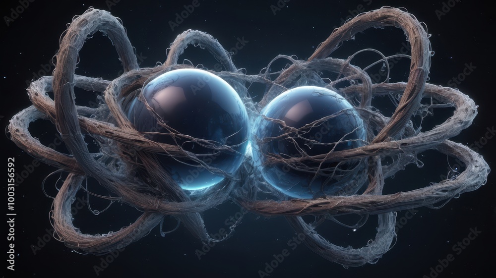 Poster Understanding Quantum Entanglement With Abstract Representations of Particles and Their Connections