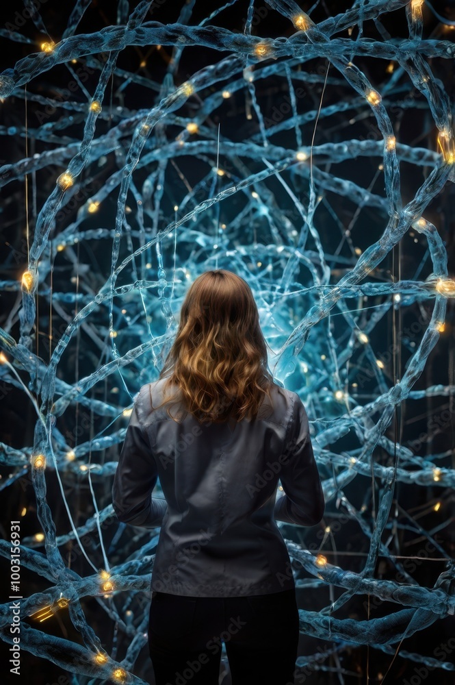 Poster Exploring Quantum Entanglement in a Captivating Art Installation at a Science Exhibit
