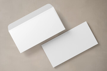 3D illustration. Envelope, A5 format isolated