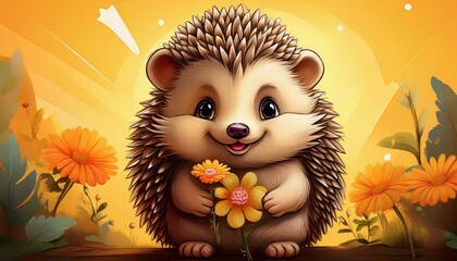hedgehog in the grass