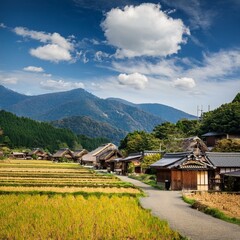 Obraz premium 田舎の風景、