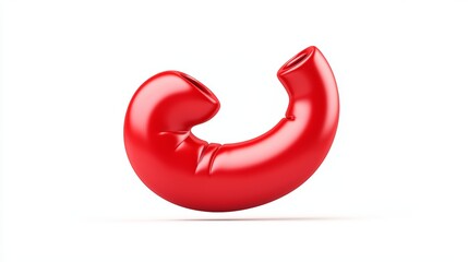 A realistic 3D depiction of the human stomach floating on a white background, with a close-up view of the esophageal opening.