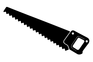 saw icon, The saw icon. cutter symbol. saw cut sawing icons, Hand saw or handsaw carpentry tool flat vector icon, Carpeting equipment like a blade saws icon