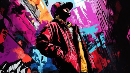 Dynamic urban album cover