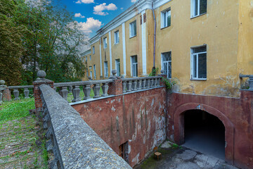 Abandoned old castle in Olyka village. Ukraine