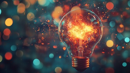 illustration Intellectual Property background, 16:9