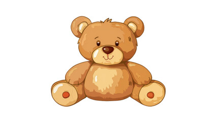 Fototapeta premium cartoon Teddy bear. Bear plush toy. Teddybear icon Isolated on transparent background