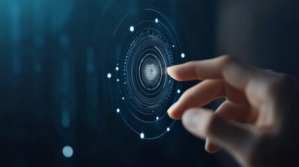 Touching Digital Interface with Abstract Patterns