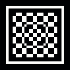 black and white checkers