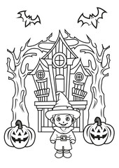 halloween coloring pages cute printable