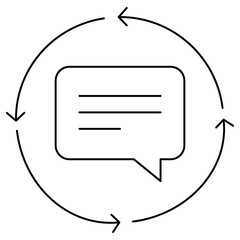 Feedback Loop Integration Icon, Optimizing Performance with Feedback Loop Integration in Machine Learning, Enhancing Model Accuracy through Effective Feedback Loop Integration