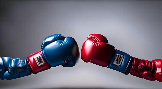 1 vs 1 boxing gloves.