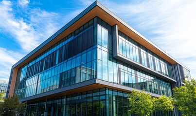 Fototapeta premium Exterior of modern office building