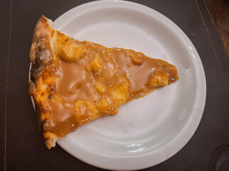 sweet pizza slice
