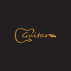 Guitar typography
