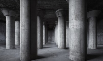 concrete pillars