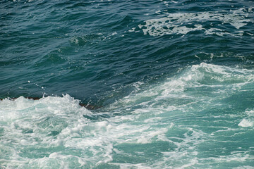 Background texture: Surface of the Atlantic Ocean