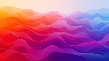 Obraz premium With wavy shapes and colorful gradients, this wallpaper is stunning