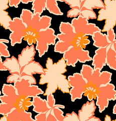 perfect pattern suitable for summer colors floral print