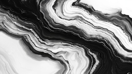 An abstract background featuring white natural stone marble texture and a black white surface