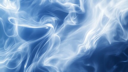 Obraz premium 3D Sky blue and Orange Red abstract smoke background for DreamShaper v7