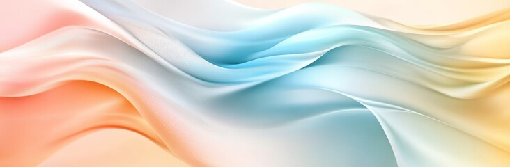 Fototapeta premium A simple header with an abstract wave illustration in dark gray, teal blue, and light slate gray