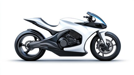 Obraz premium Stylish Modern Motorcycle Design Concept