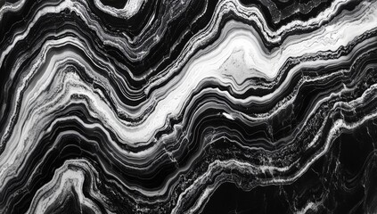Fototapeta premium Black white surface luxury background with natural stone marble texture