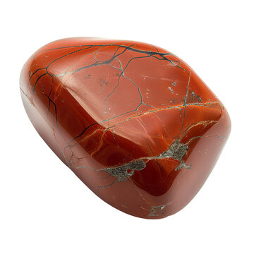 Red Jasper tumbled rock, stone, gem, specimen PNG transparent background isolated graphic resource cutout. Lapidary, geology, rockhounding, collecting, gemstone, mineral