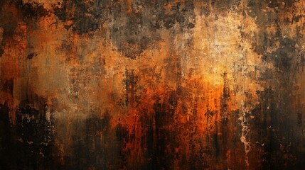 Fototapeta premium An Arabic calligraphy wallpaper on a brown background with old paper interlacing.