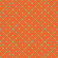 seamless pattern of a mosaic of orange