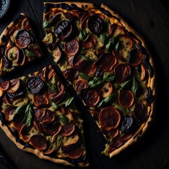 pizza with pepperoni