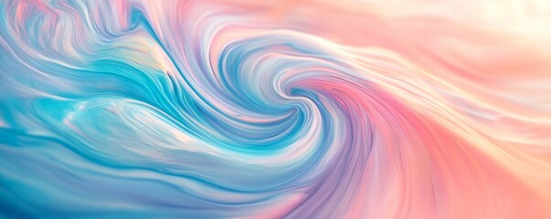 Fototapeta premium Colorful swirling abstract pattern with pastel