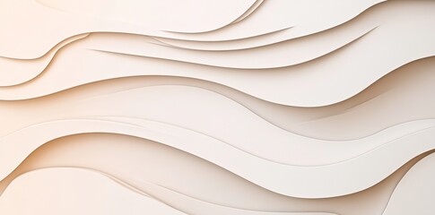 Obraz premium With a modern waves background design in light gray, gray gray, and pastel brown colors, this graphic design background is suitable for use as a card, wallpaper or background texture.