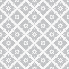 vector seamless pattern with flowers