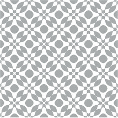 vector seamless pattern with flowers