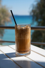kawa frape,  frape coffee