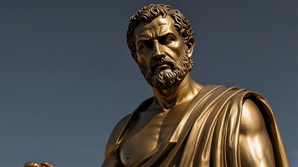 Obraz premium golden statue