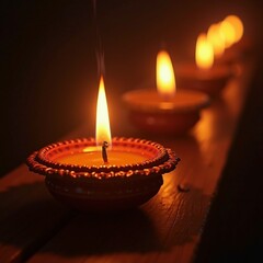 candles in the church