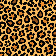 Fototapeta premium seamless leopard skin texture