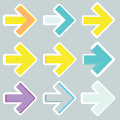 set of arrow icons