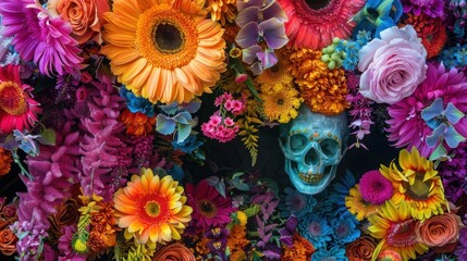 Colorful Floral Funeral Honoring a Life Well Lived