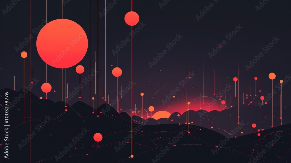 Wall mural surreal celestial fractal visualizations of cosmic energies and dynamics in a dark universe