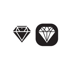Diamond icon set