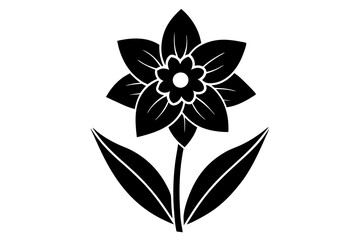 Spring Easter Flower Clipart Vector Illustration - Transparent Background