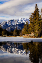 lake in the mountains