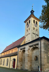 Obraz premium Denkendorf Monastery is a monastery of the Order of Canons of the Holy Sepulchre in Denkendorf (Esslingen district), dedicated to Saint Pelagius